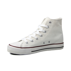 custom ladies casual slip soft wedge high top canvas vulcanized shoes for women