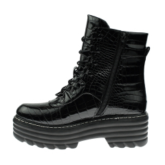 ladies stylish waterproof motorcycle western platform boots shoes for women