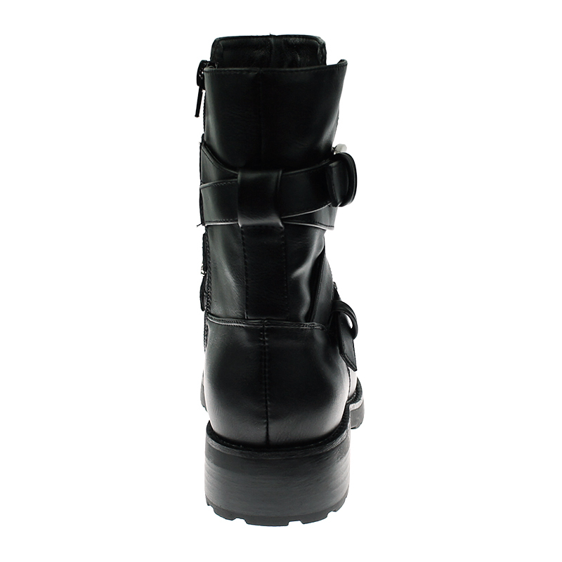 designer fall winter waterproof biker boots shoes for women and ladies