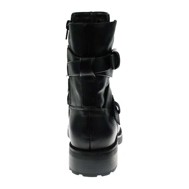 designer fall winter waterproof biker boots shoes for women and ladies