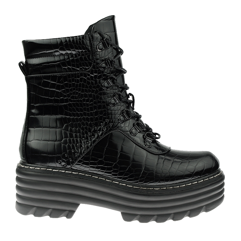 ladies stylish waterproof motorcycle western platform boots shoes for women