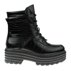 ladies stylish waterproof motorcycle western platform boots shoes for women