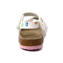cheap fashion printing flat beach wedge casual kids sandals slippers shoes for girls