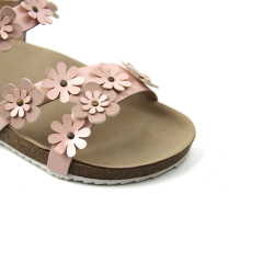 custom made designer trendy girls fancy cute outdoor flat sandals for kids