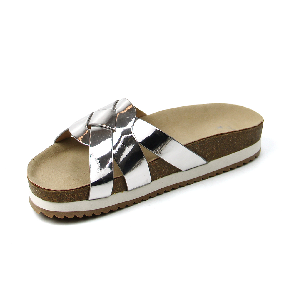 new custom fashion plain clear summer slides sandals for kids