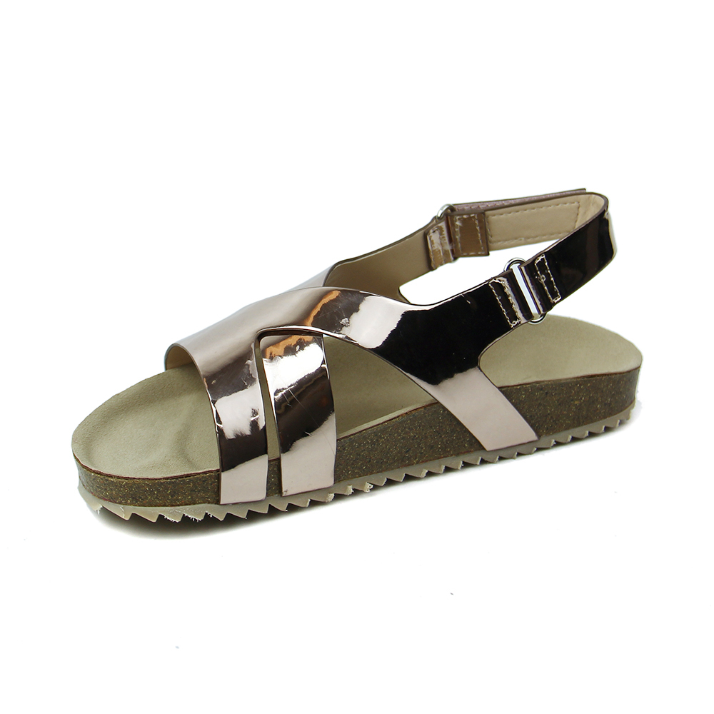 custom logo cute clear flat hiking slide shoes sandals for boy kids