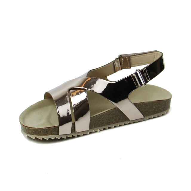 custom logo cute clear flat hiking slide shoes sandals for boy kids