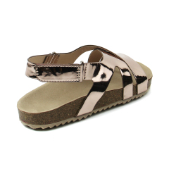 custom logo cute clear flat hiking slide shoes sandals for boy kids
