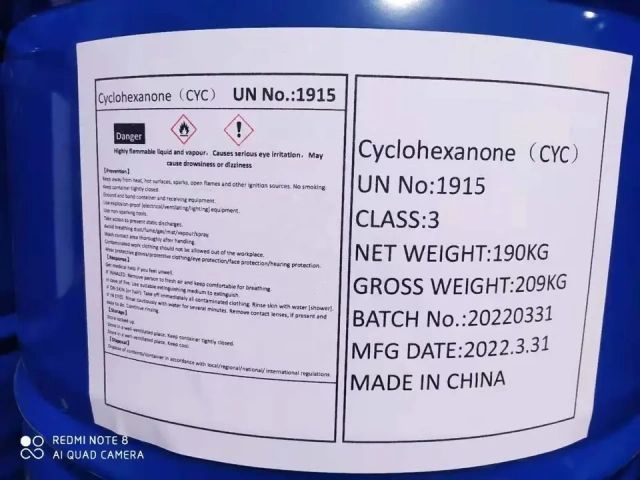99.9% Cyclohexanone / CAS No.108-94-1