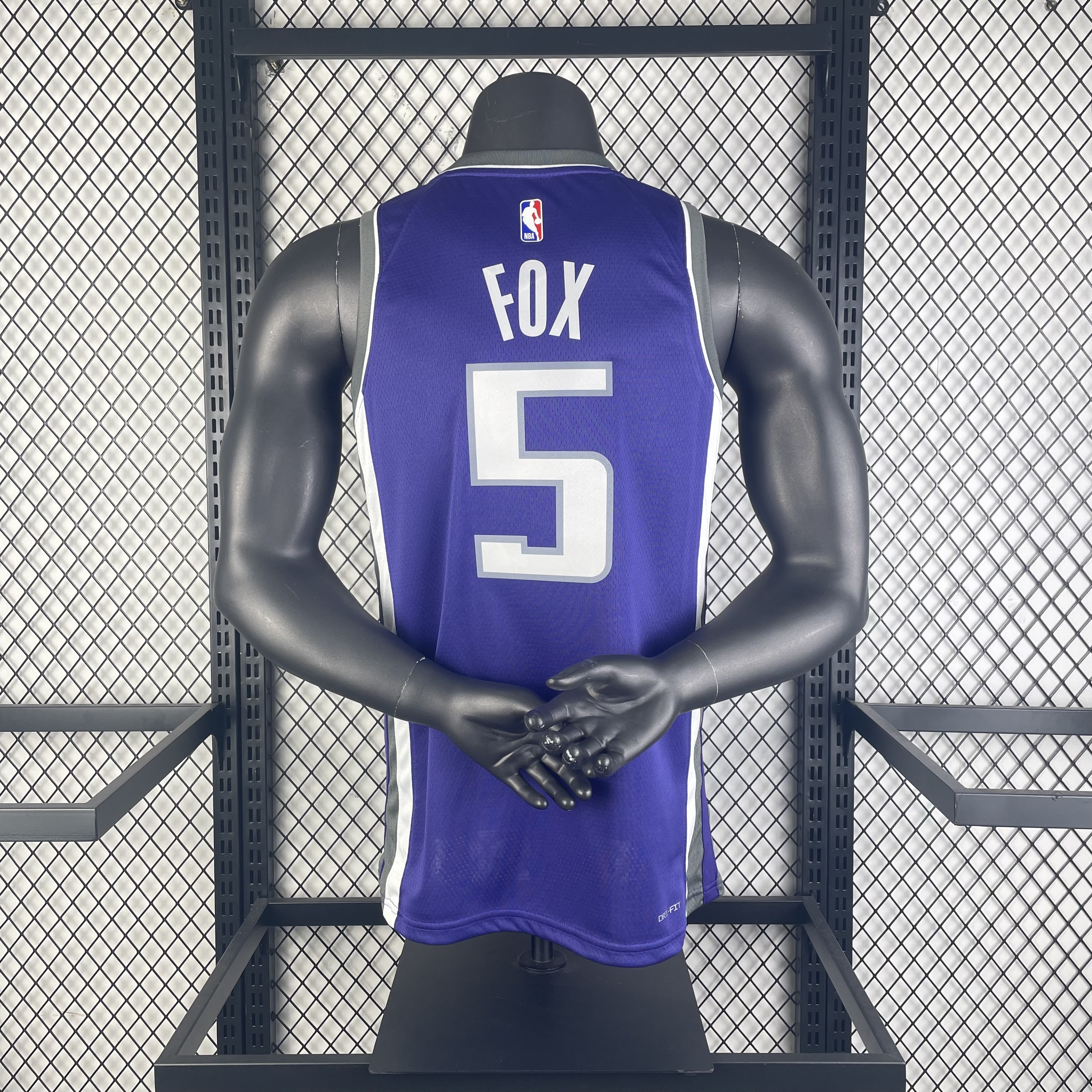 2023 NBA Sacramento Kings 5 Fox Basketball Jersey