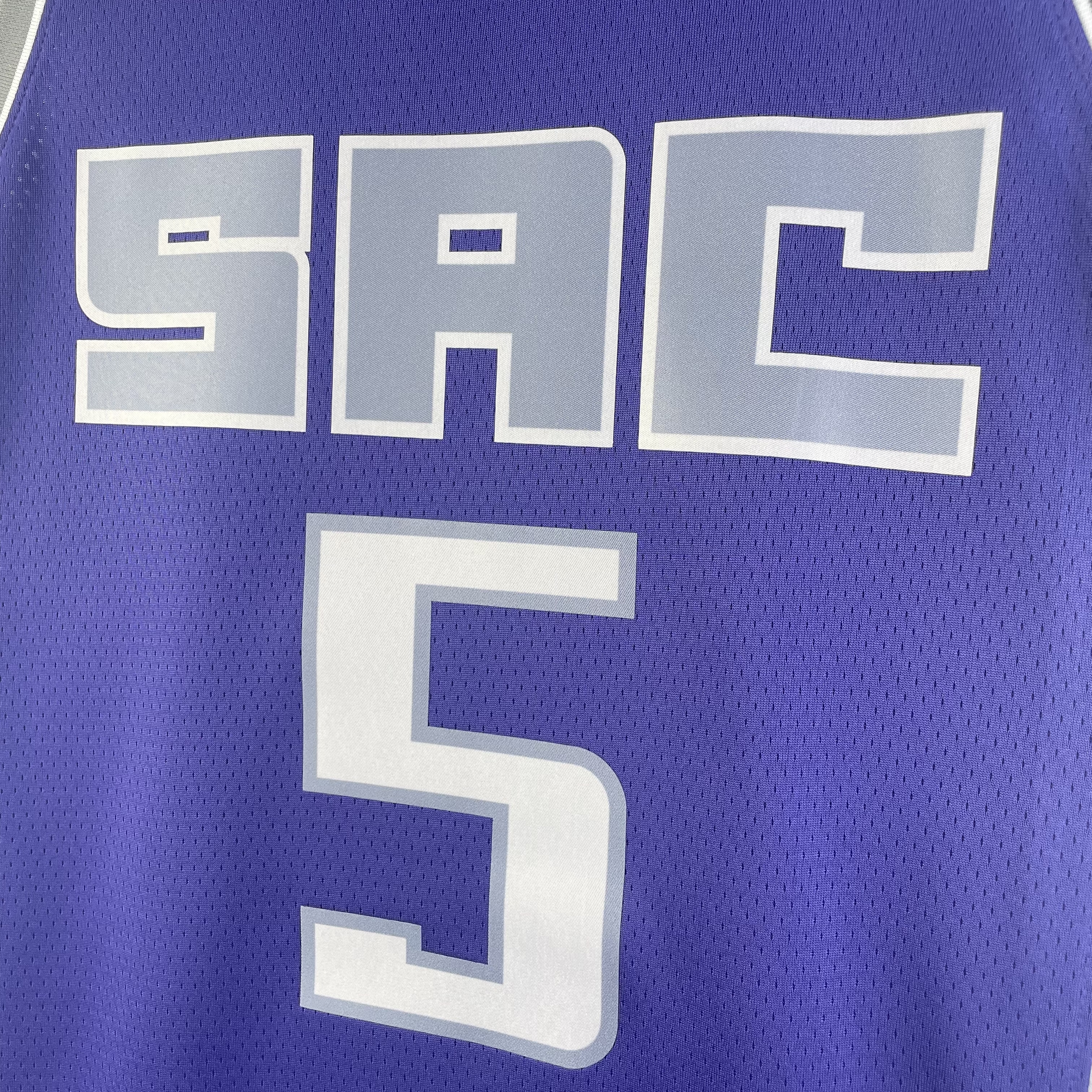 2023 NBA Sacramento Kings 5 Fox Basketball Jersey