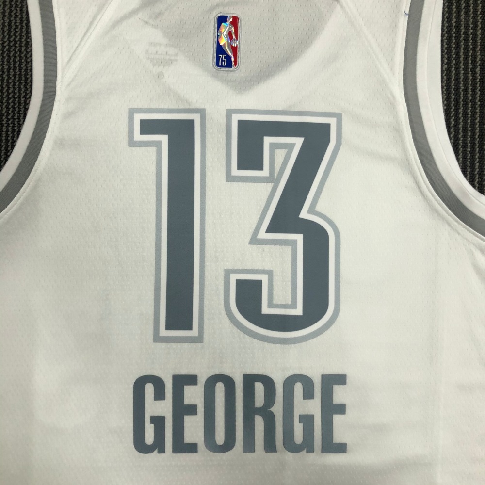 2022 NBA Oklahoma City Thunder 13 George Basketball Jersey
