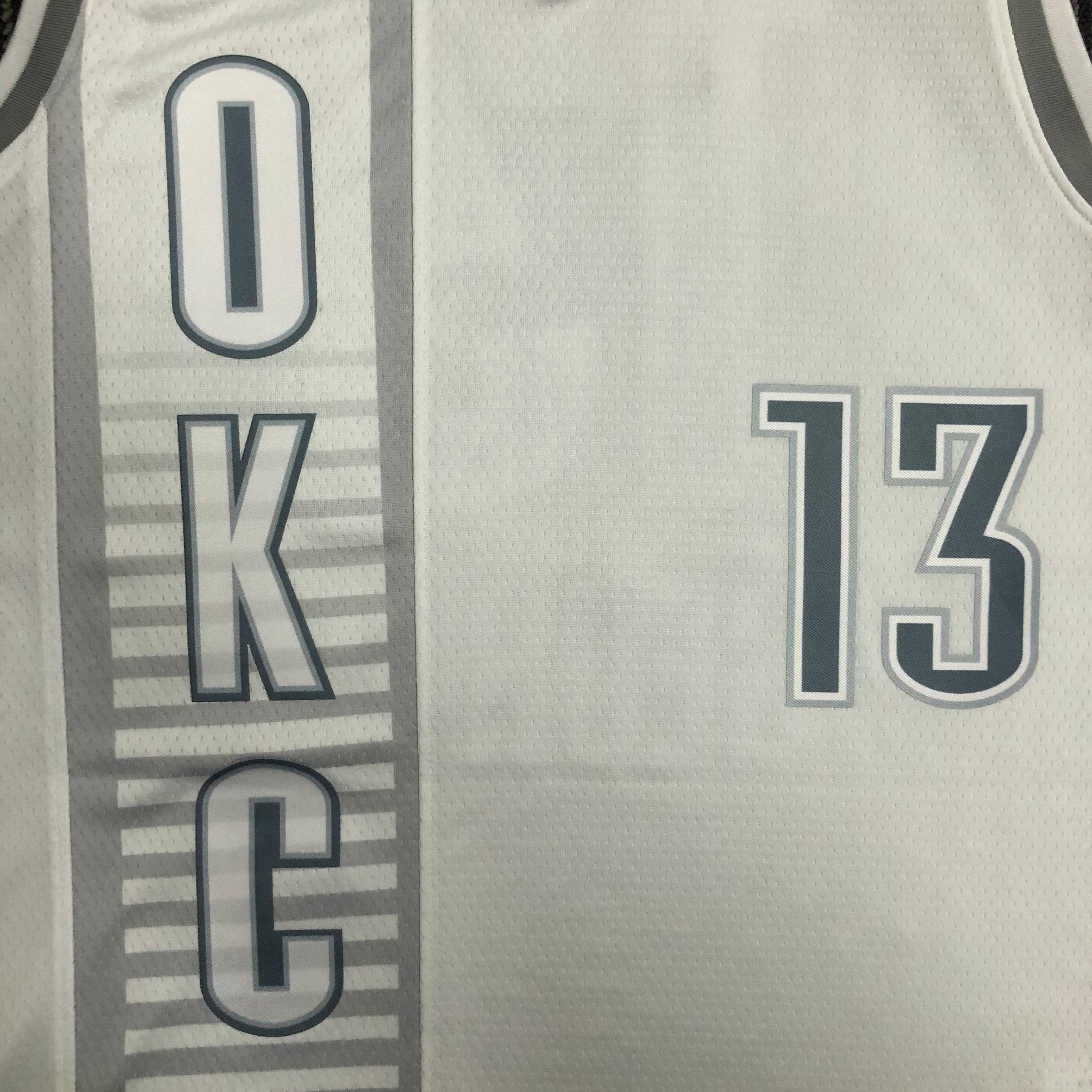 2022 NBA Oklahoma City Thunder 13 George Basketball Jersey
