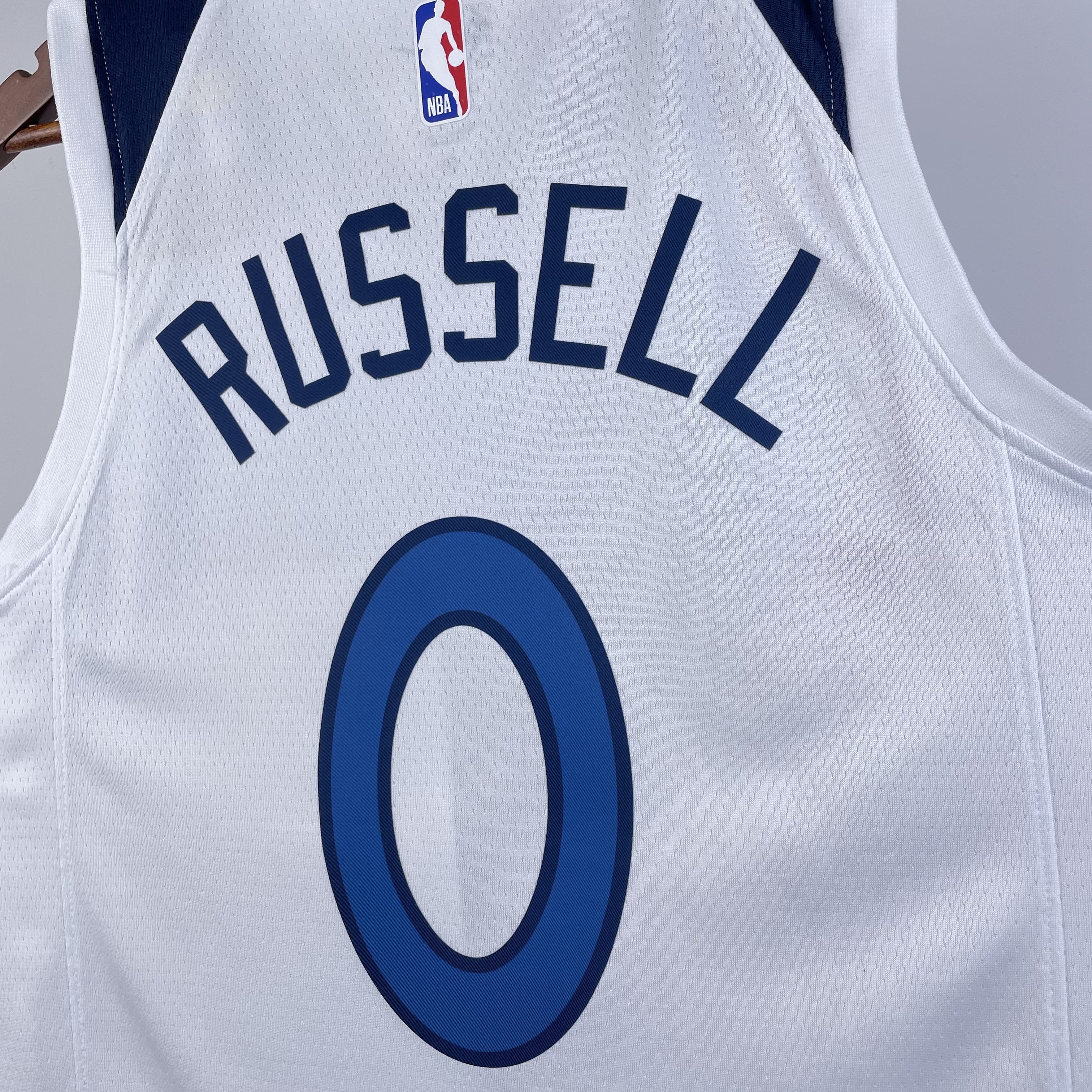 2023 NBA Minnesota Timberwolves 0 Russell Basketball Jersey