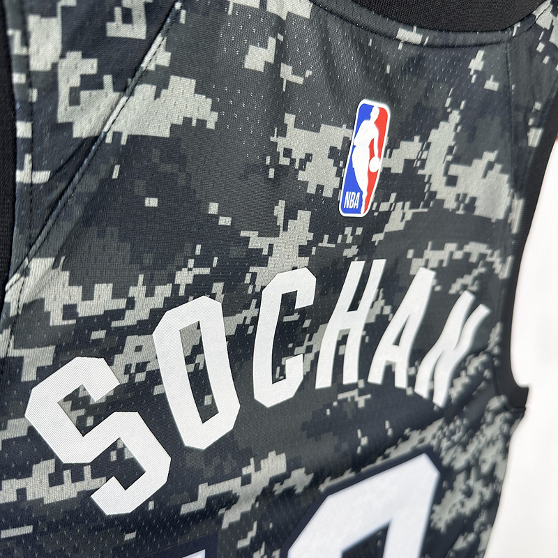 2021 NBA San Antonio Spurs 10 SOCHAN Basketball Jersey
