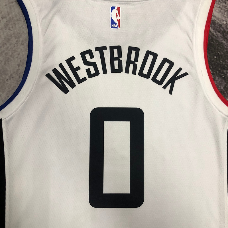 2021 NBA LA Clippers (0 WESTBROOK) Basketball Jersey