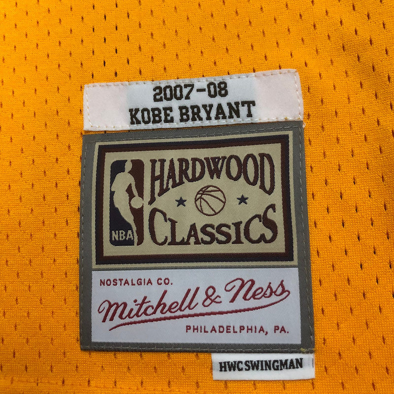 2007-08 NBA Lakers 24 BRYANT Basketball Jersey