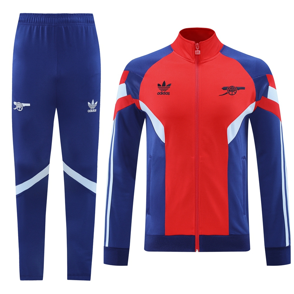 2024-25 Arsenal 06 Red and Blue Jacket Set S-2XL
