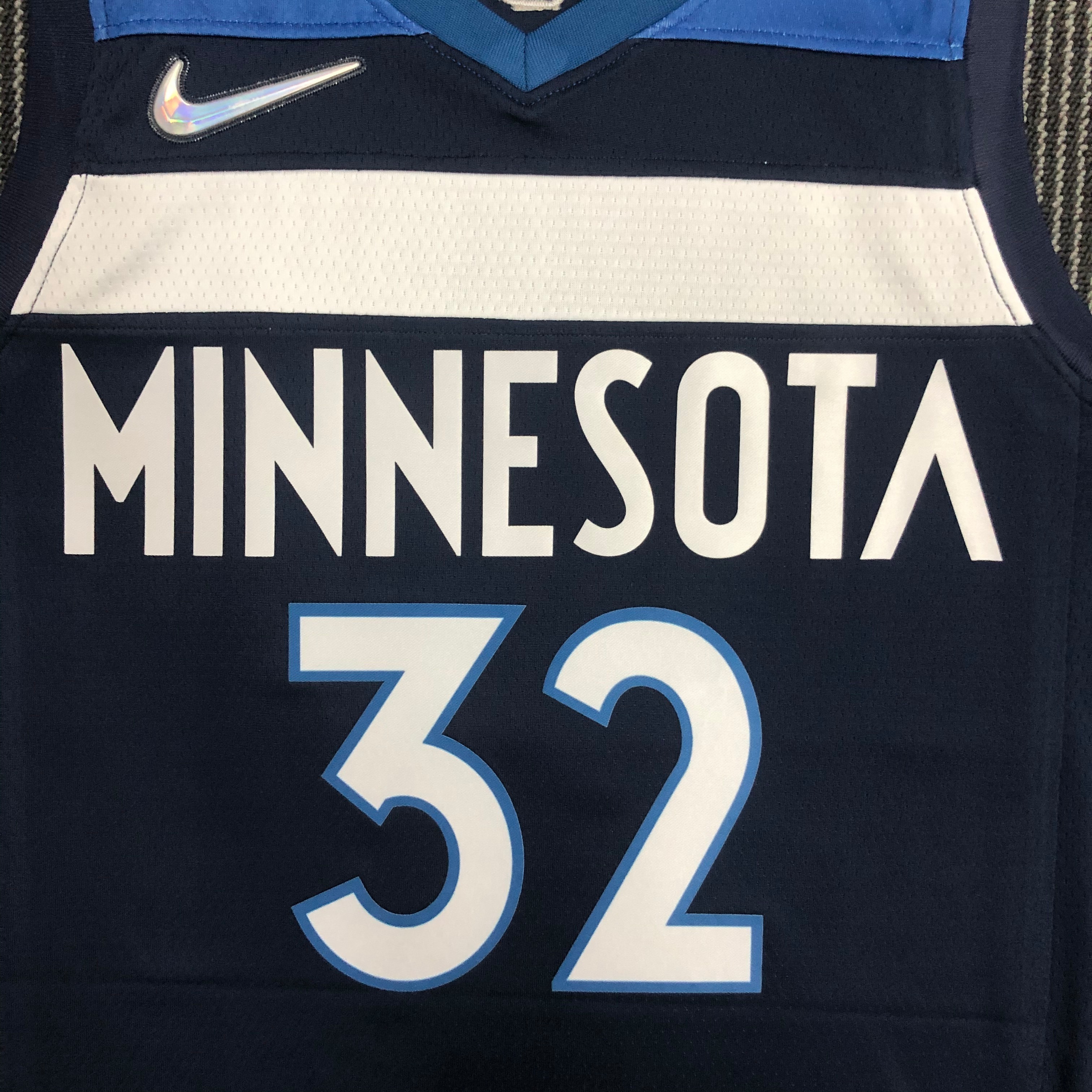 NBA 75th Anniversary Minnesota Timberwolves 32 Towns Basketball Jersey