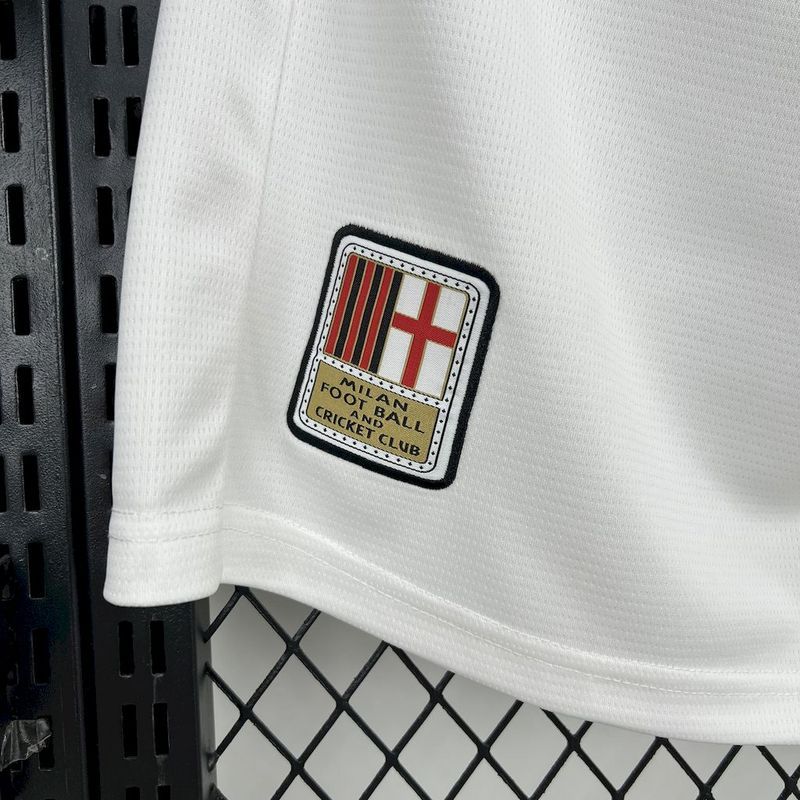 2024-25 Shorts AC Milan 125th Anniversary Edition White Football jersey