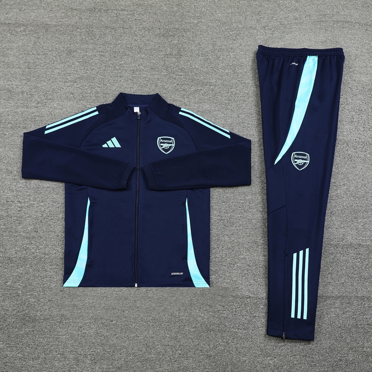 2024-25 Arsenal 02 Royal Blue Jacket Set S-2XL