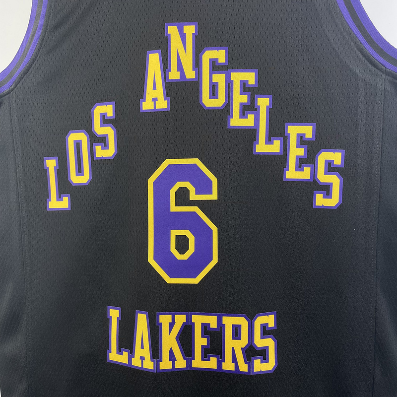 2024 NBA Lakers 6 JAMES Basketball Jersey