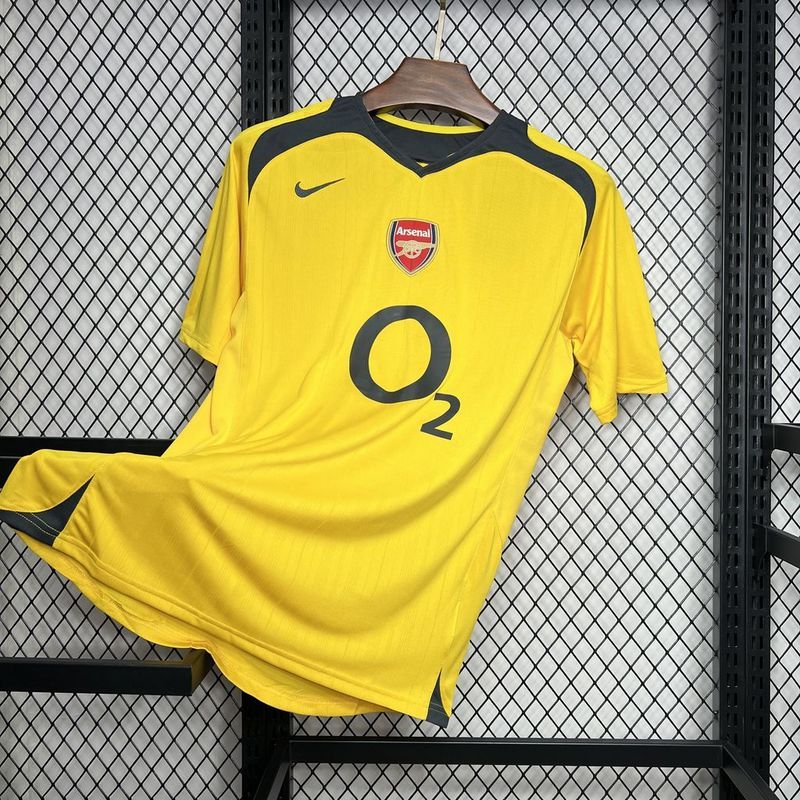 Retro 2005-06 Arsenal Away Long Sleeve BERGKAMP ADAMS HENRY Football jersey retro