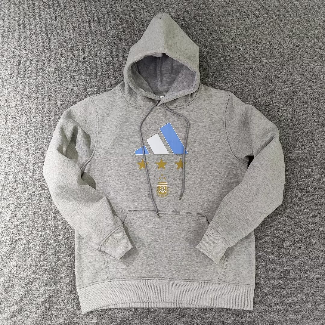 2024/25 Messi Argentina Casual Sweater Grey