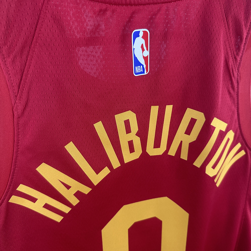 2019 NBA Indiana Pacers 0 HALLIBURTON Basketball jersey