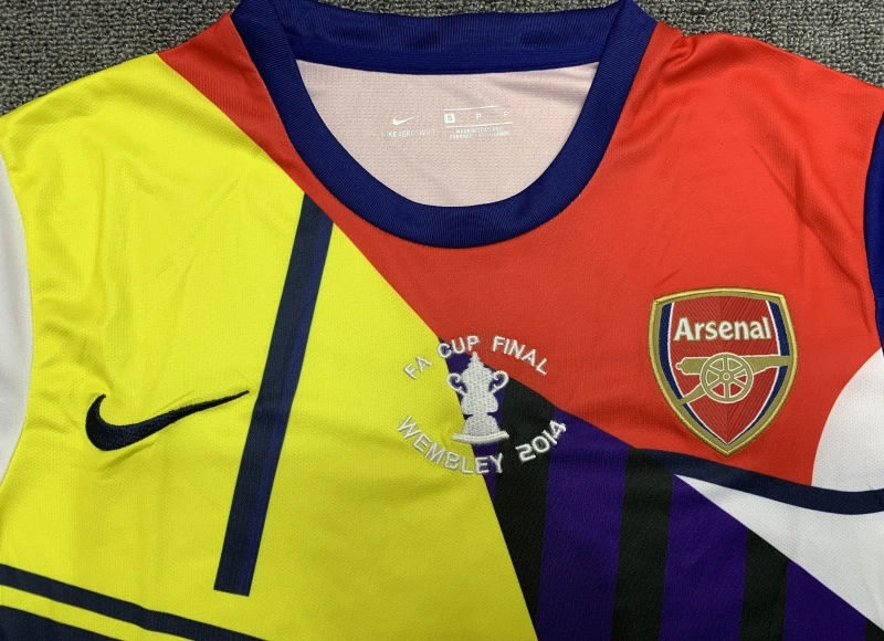 Retro 2014 Arsenal Commemorative Edition Football jersey retro