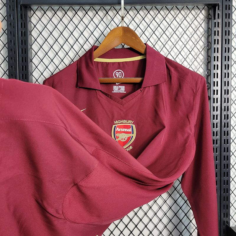 Retro 2005-06 Arsenal Home BERGKAMP ADAMS HENRY  Football jersey retro