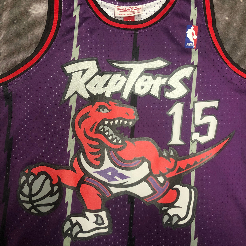 1998-99 NBA Toronto Raptors 15 CARTER  Basketball jersey
