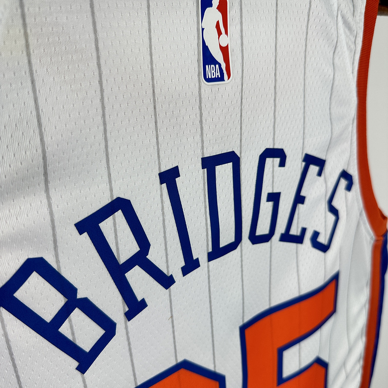 2025 NBA New York Knicks 25 BRIDGES Basketball Jersey