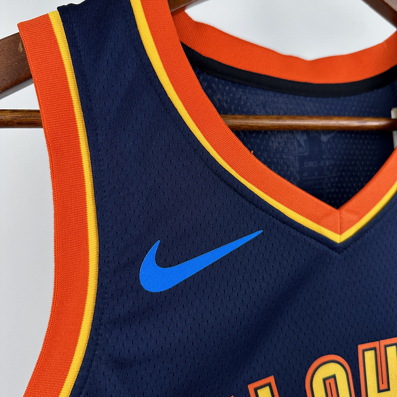 2025 NBA Oklahoma City Thunder 8 WILLIAMS Basketball Jersey
