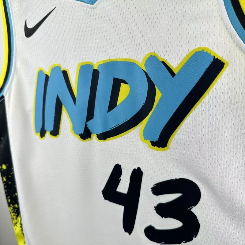 2025 NBA Indiana Pacers 43 SIAKAM Basketball Jersey