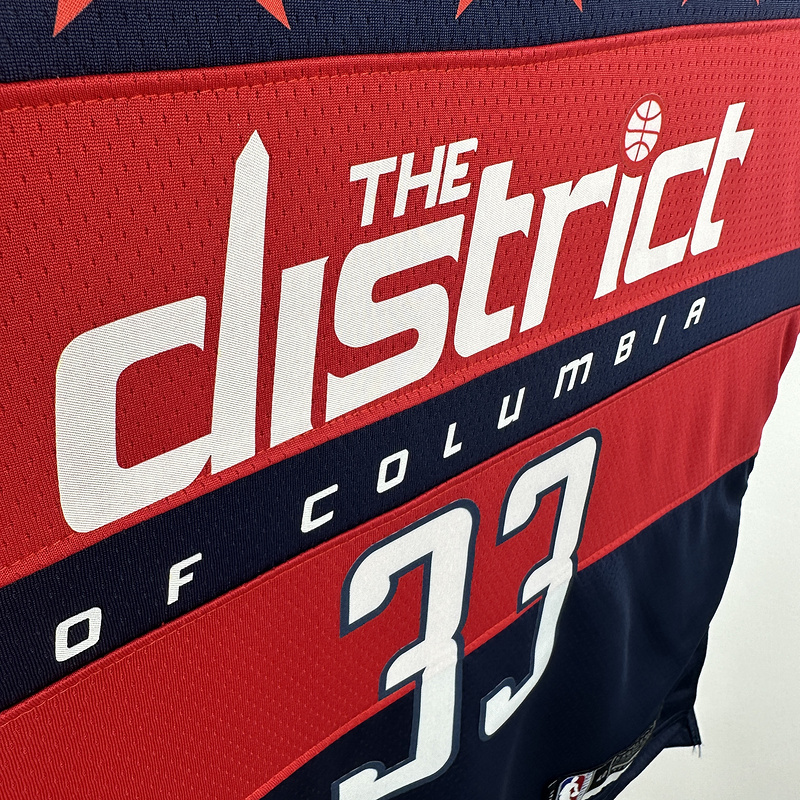 2025 NBA Washington Wizards 33 KUZMA Basketball Jersey