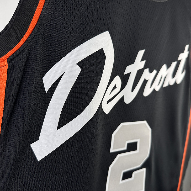 2024 NBA Detroit Pistons 2 CUNNINGHAM Basketball Jersey