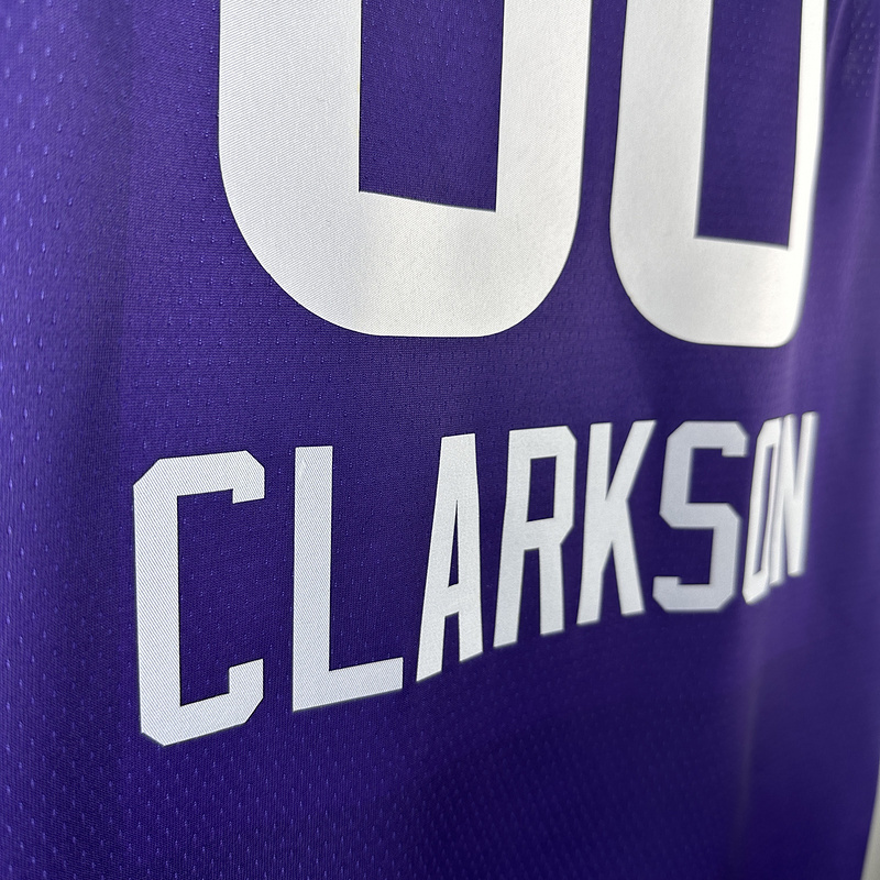 2024 NBA Utah Jazz 00 CLARKSON Basketball Jersey