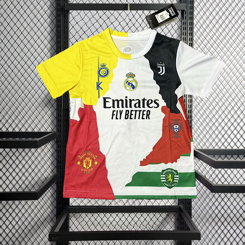 kids Cristiano Ronaldo Commemorative Edition Portugal Manchester United Real Madrid Juventus Sporting al nassr Football jersey
