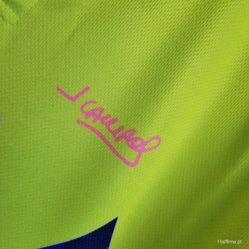 Retro 1992-93 Mexico Goalkeeper CAMPOS 1 Home Green football jersey Retro