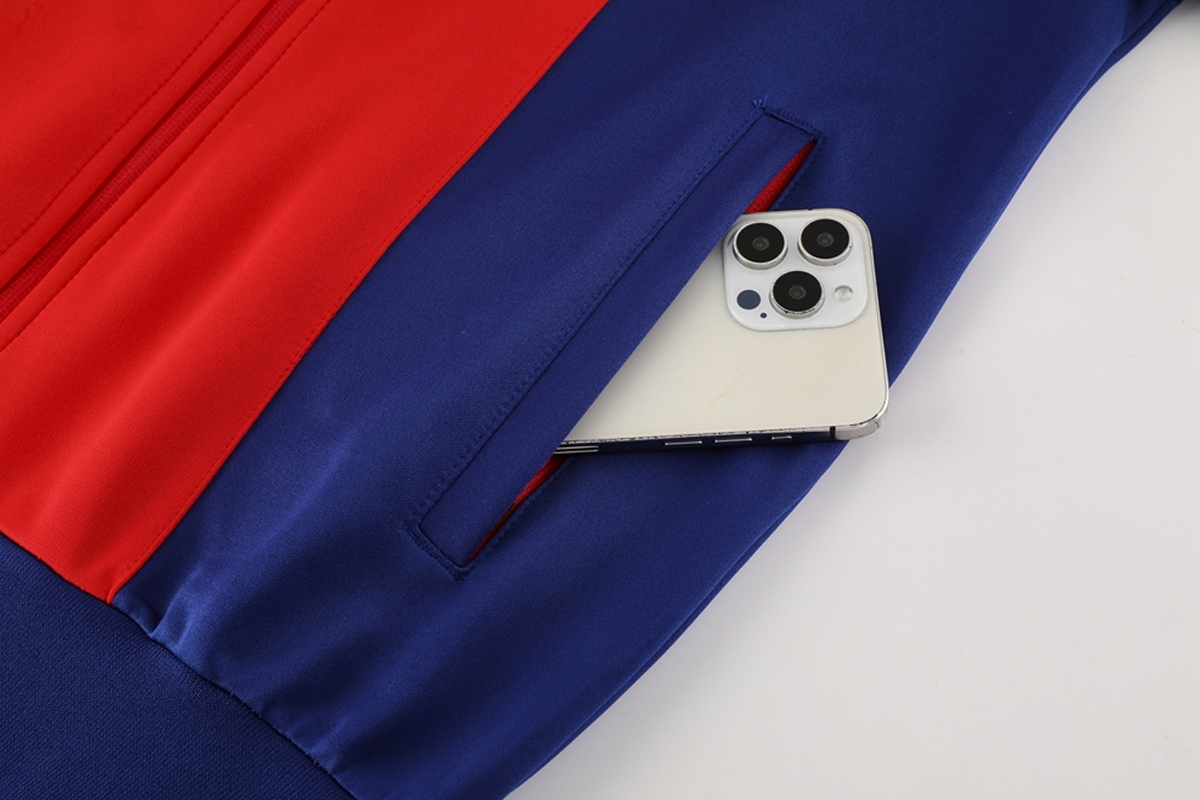 2024-25 Arsenal 06 Red and Blue Jacket Set S-2XL