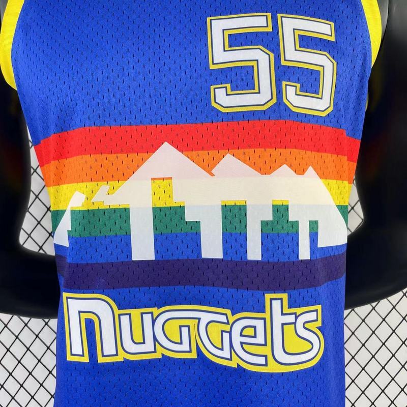 1991-92 NBA Denver Nuggets 55 MUTOMBO Basketball jersey