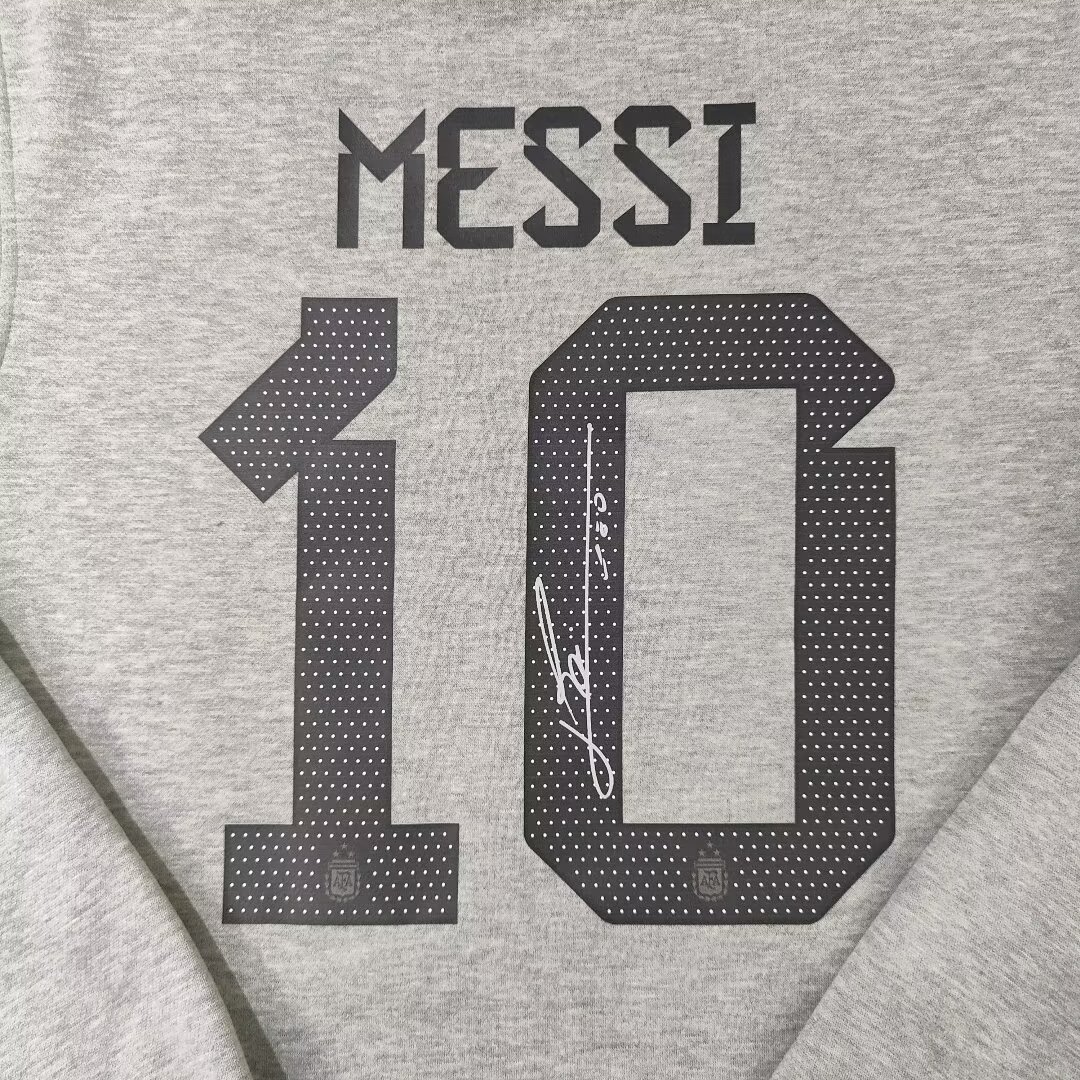 2024/25 Messi Argentina Casual Sweater Grey