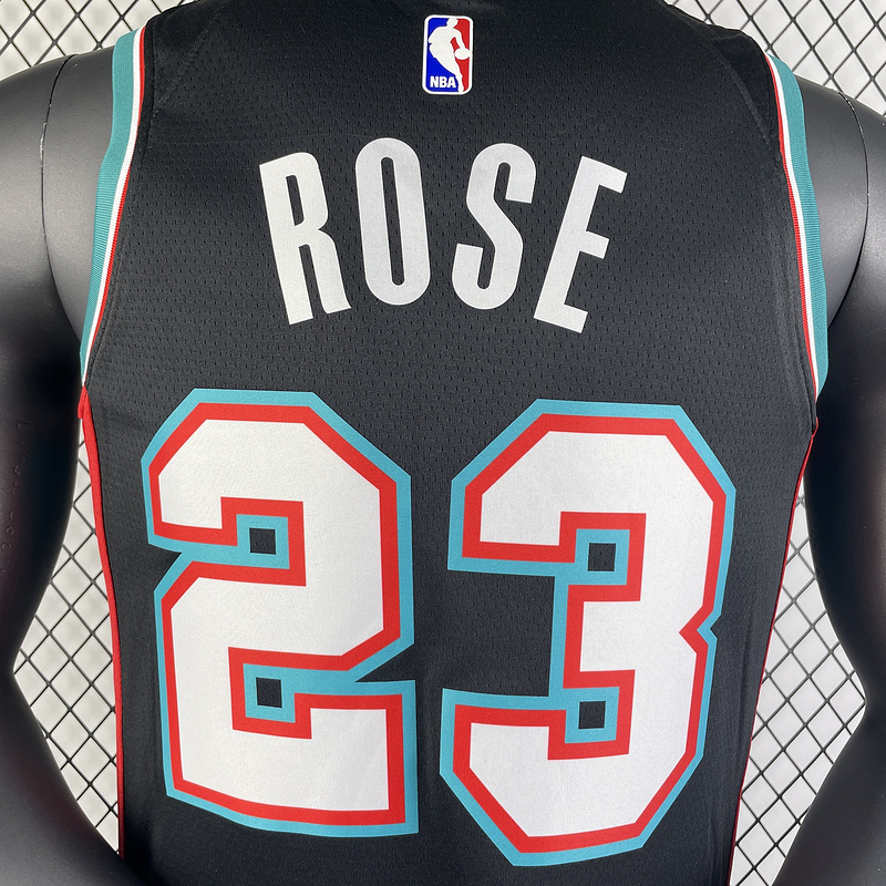 2021 NBA Memphis Grizzlies 23 ROSE Basketball Jersey