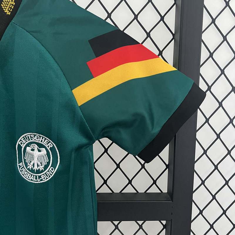 Retro kids 1992 Kids Germany away Völler Football jersey retro