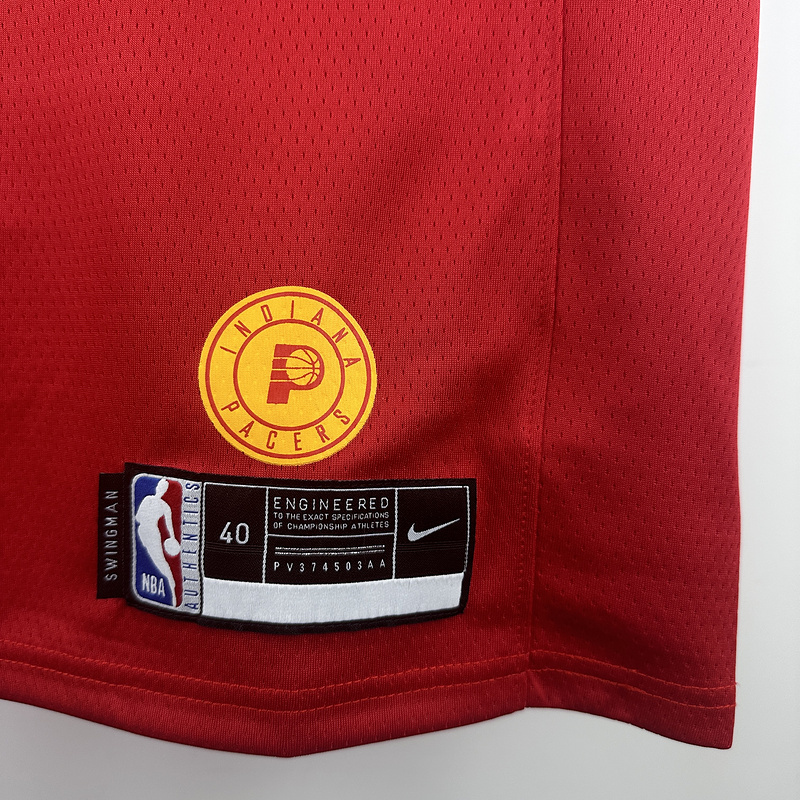 2019 NBA Indiana Pacers 0 HALLIBURTON Basketball jersey