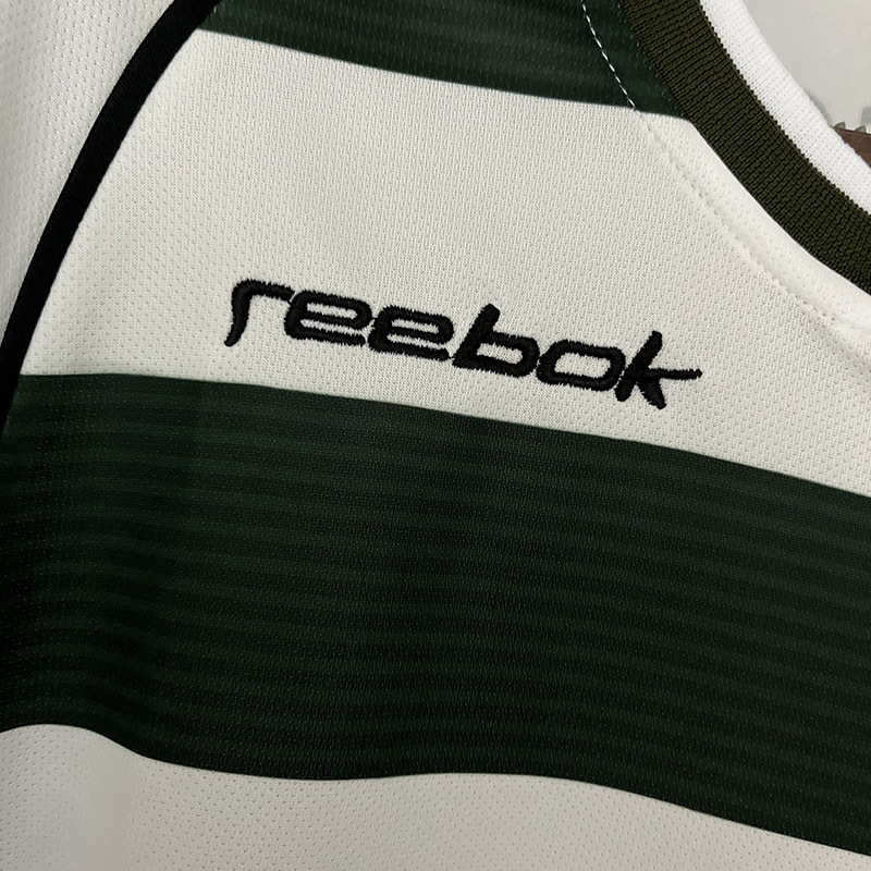 2001-03 Retro Long Sleeve Sporting Lisbon Home Football Shirt 1:1 Thai Quality