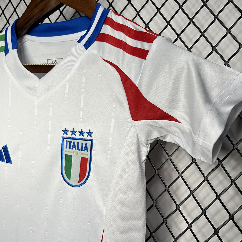 2024-25 Italy Away kids Football jersey