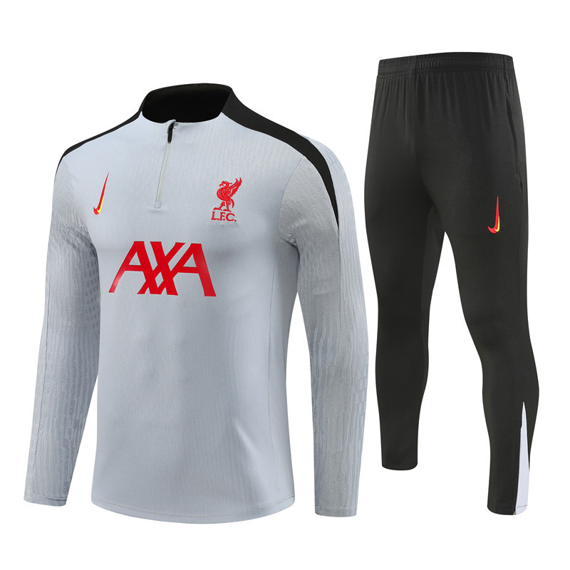 2024-25 Liverpool Half-Pull Training Suit Jersey Set