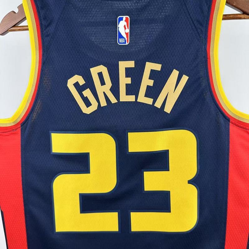2025 NBA Golden State Warriors 23 GREEN Basketball Jersey